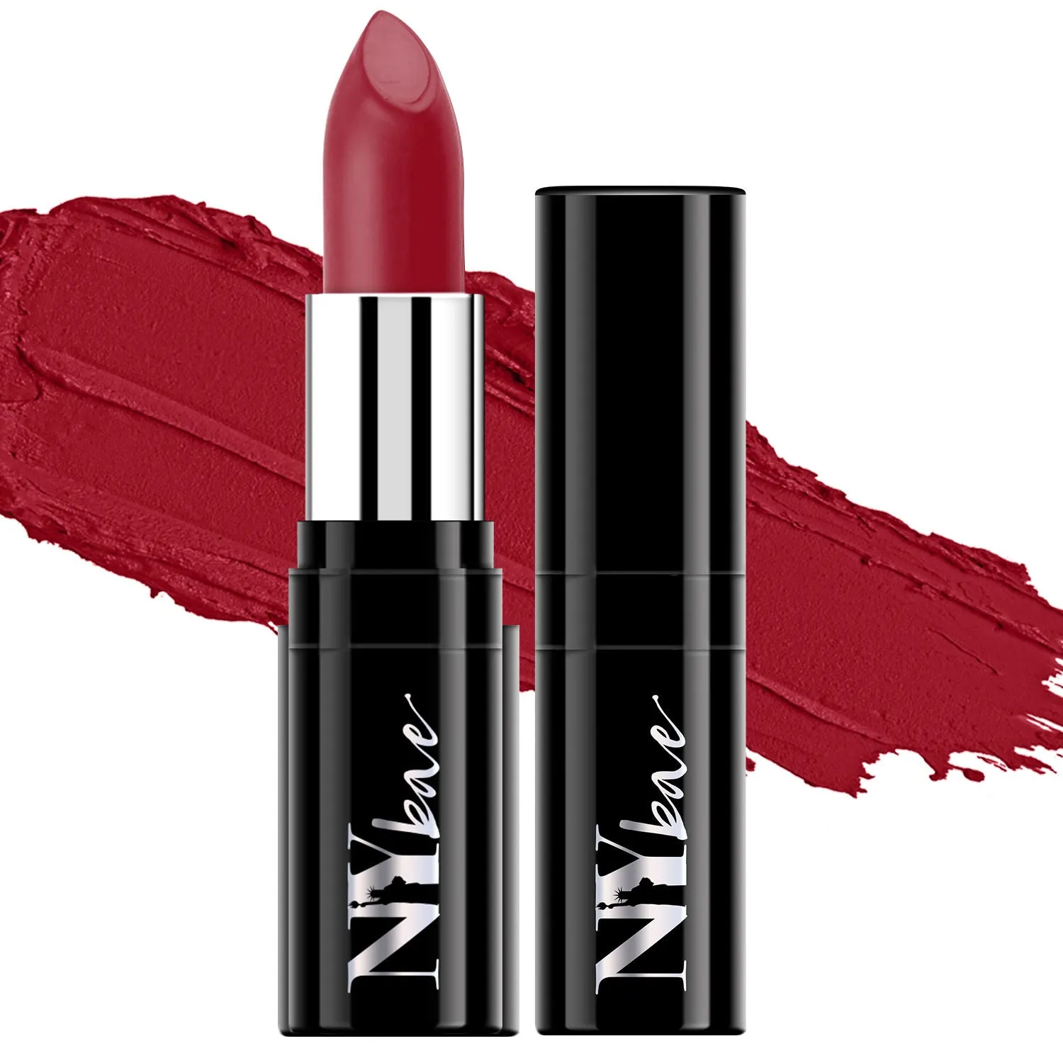 NY Bae Lipstick  Creamy Matte  Red - Bomb Under Brooklyn Bridge 5