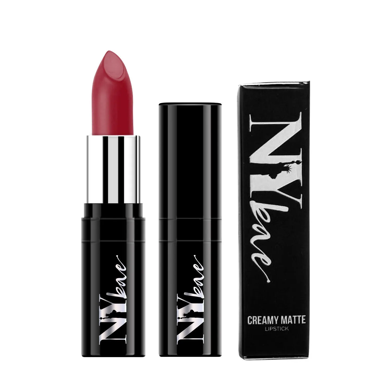 NY Bae Lipstick  Creamy Matte  Red - Bomb Under Brooklyn Bridge 5