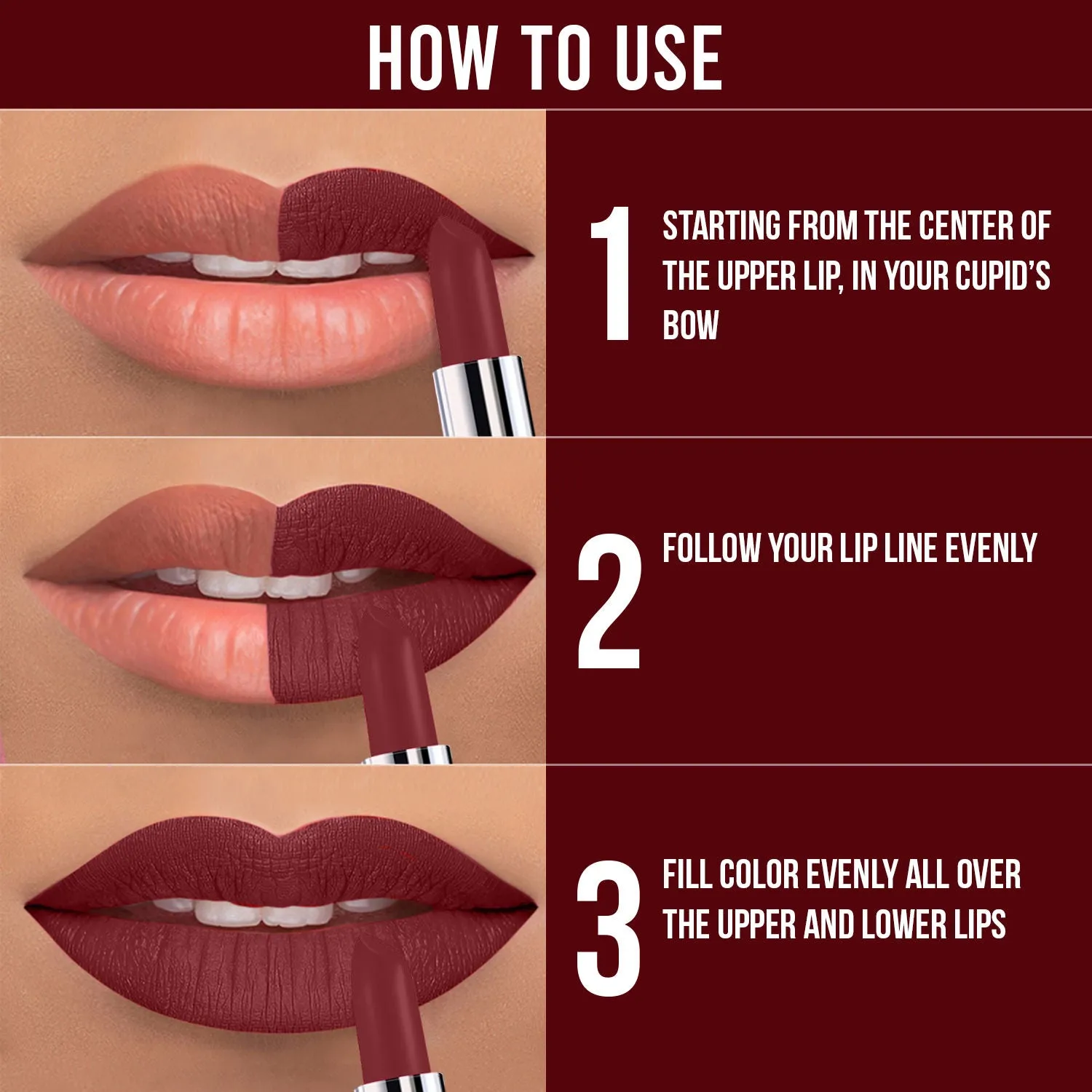 NY Bae LipstickA  Creamy MatteA  Brown - Friendly Neighborhood Heroine 3 (4.2 gm)