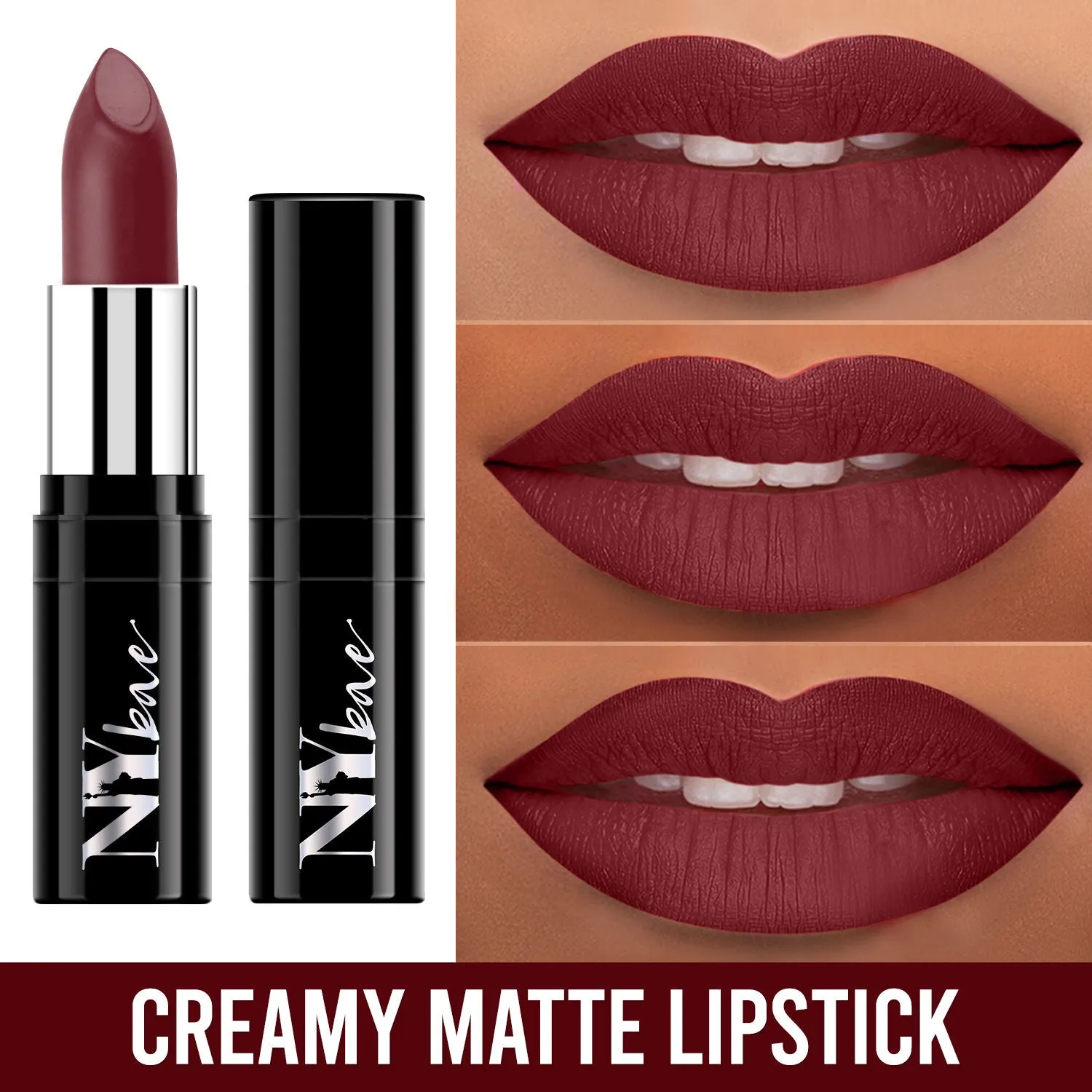 NY Bae LipstickA  Creamy MatteA  Brown - Friendly Neighborhood Heroine 3 (4.2 gm)
