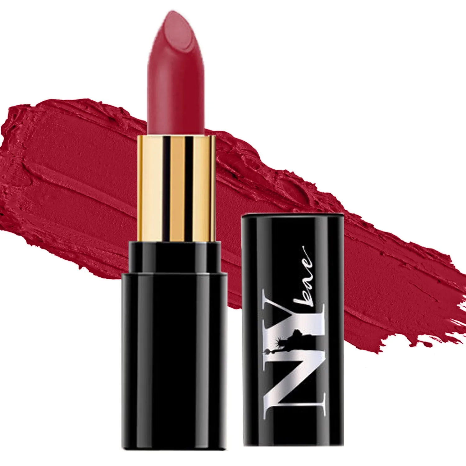 NY Bae Super Matte Lipstick - Royale Rebecca 17 (4.2 g) | Red | Loaded With Vitamin E | Rich Colour | Long lasting | Smudgeproof | Vegan