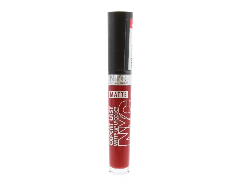 Nyc Expert Last Lip Lacquer Matt Röd