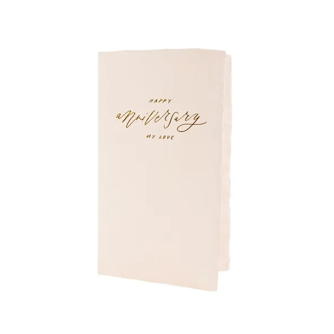 Oblation Greeting Card - Anniversary Calligraphy Note