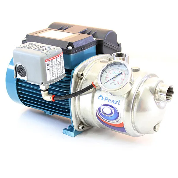 Pearl Irrigation Pump Shallow Well Stainless Steel. Self Priming JET Pump Deluxe Upgrade Version - JSC Model