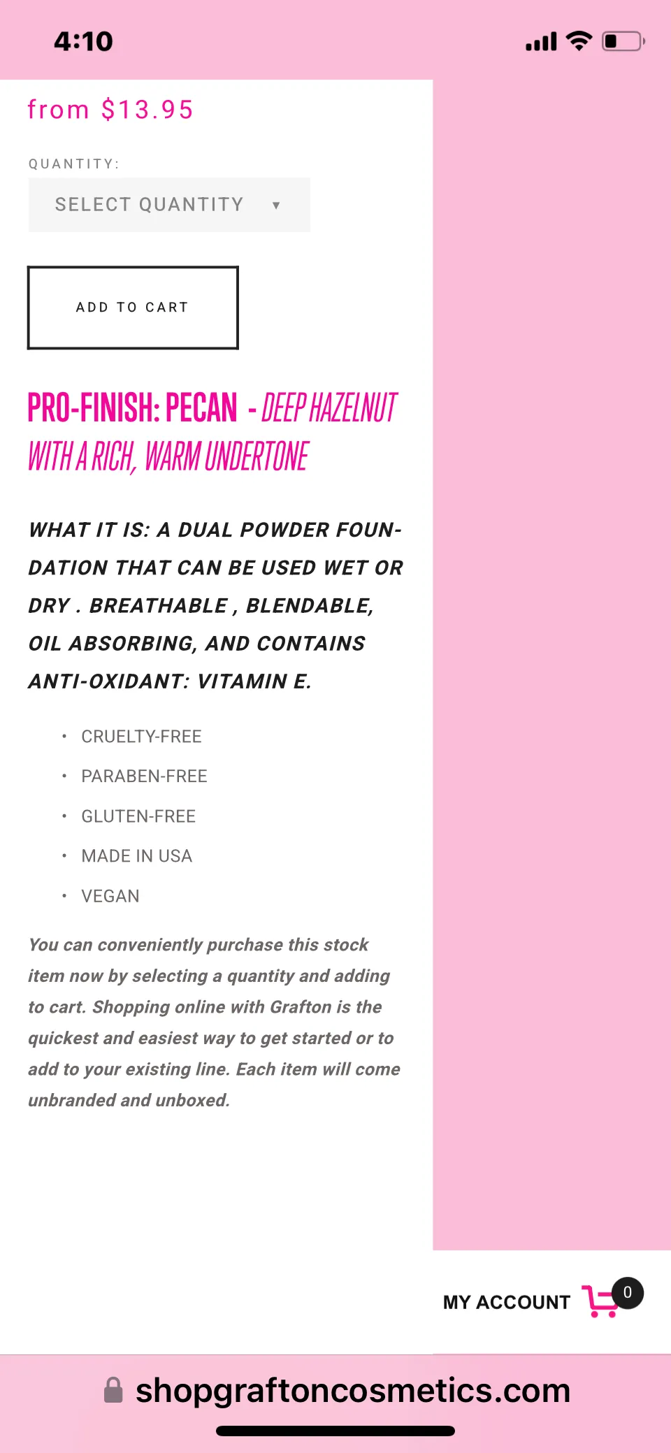 Pecan Pro Finish Foundation