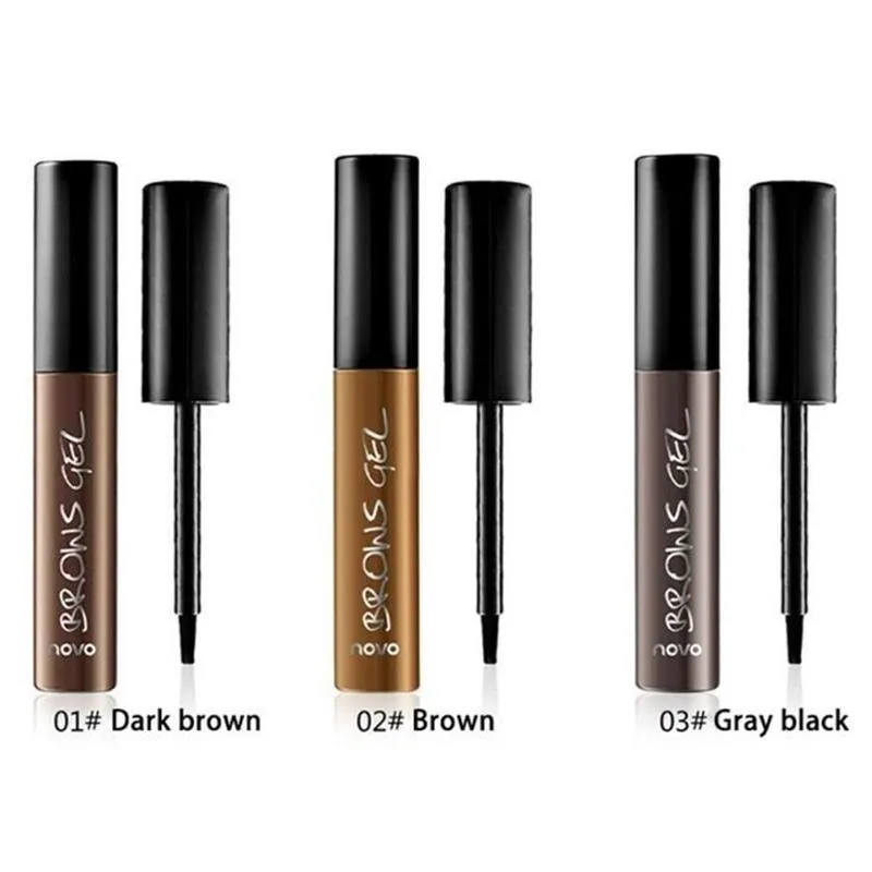Peel Off Brown Black Eyebrow Tattoo Tint: Waterproof, Long-lasting Professional Eyebrow Gel Cream Mascara, Eye Makeup Cosmetics.