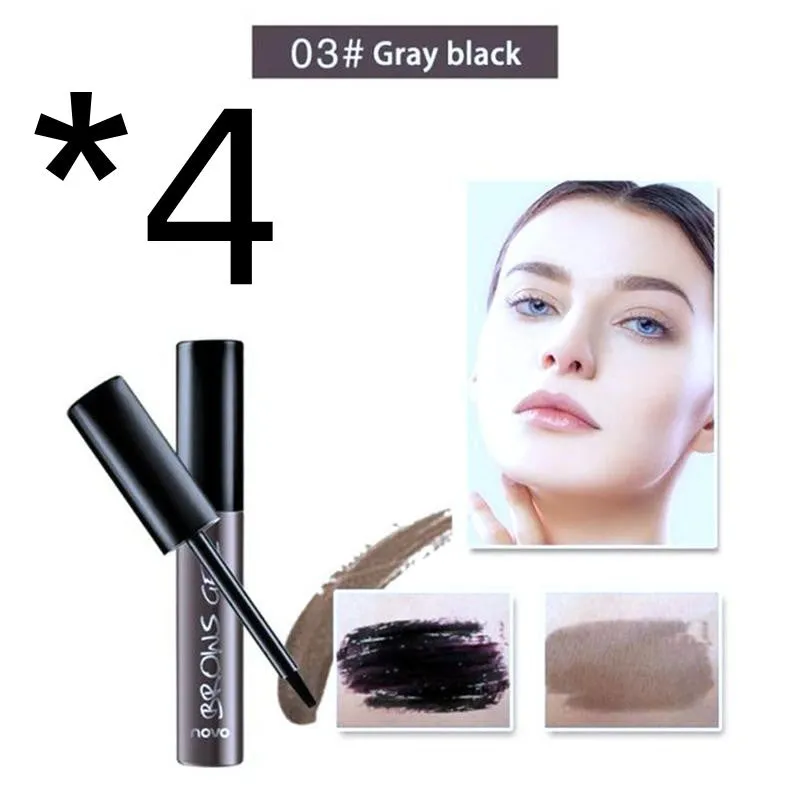 Peel Off Brown Black Eyebrow Tattoo Tint: Waterproof, Long-lasting Professional Eyebrow Gel Cream Mascara, Eye Makeup Cosmetics.