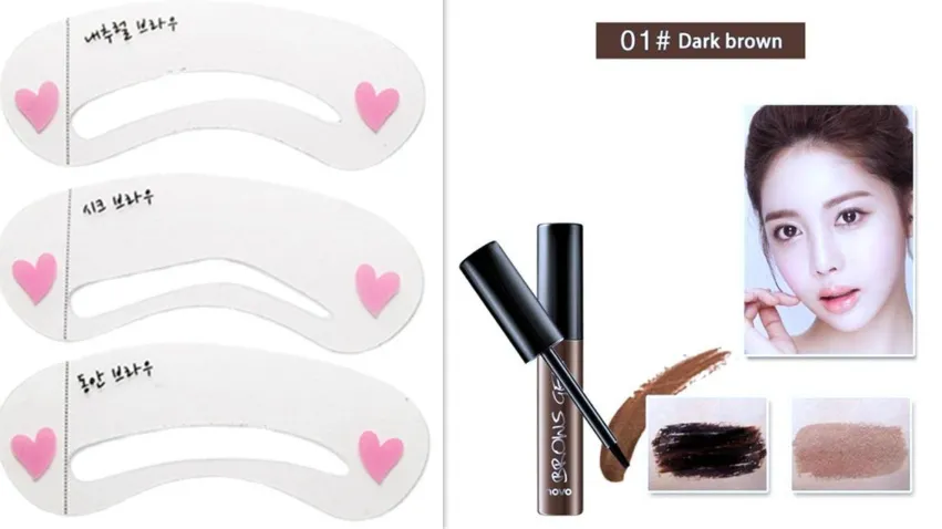 Peel Off Brown Black Eyebrow Tattoo Tint: Waterproof, Long-lasting Professional Eyebrow Gel Cream Mascara, Eye Makeup Cosmetics.
