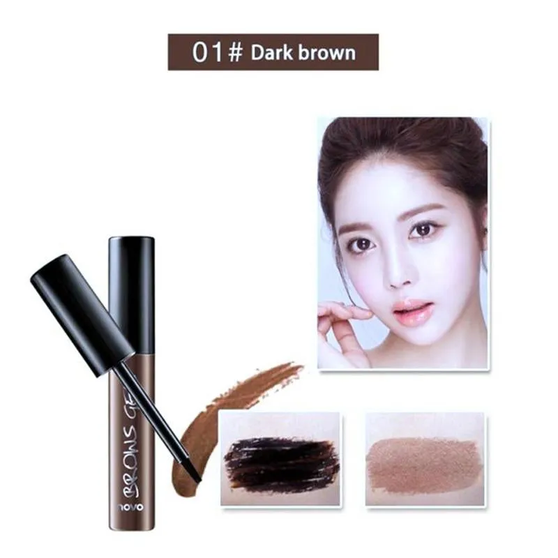Peel Off Brown Black Eyebrow Tattoo Tint: Waterproof, Long-lasting Professional Eyebrow Gel Cream Mascara, Eye Makeup Cosmetics.