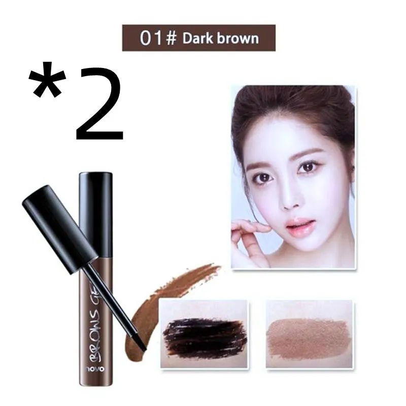 Peel Off Brown Black Eyebrow Tattoo Tint: Waterproof, Long-lasting Professional Eyebrow Gel Cream Mascara, Eye Makeup Cosmetics.