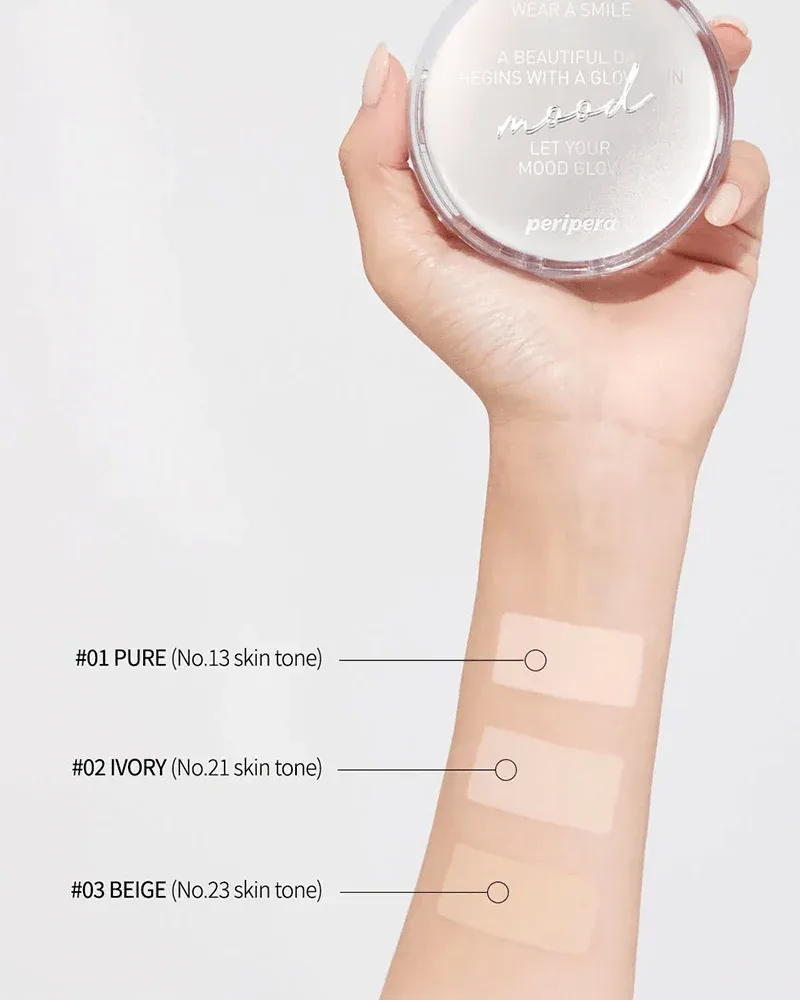 PERIPERA Mood Vegan Glow Cushion -3 Shades (13g)