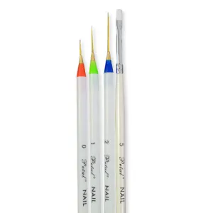 Petal Nail Art Brush Set 4pc