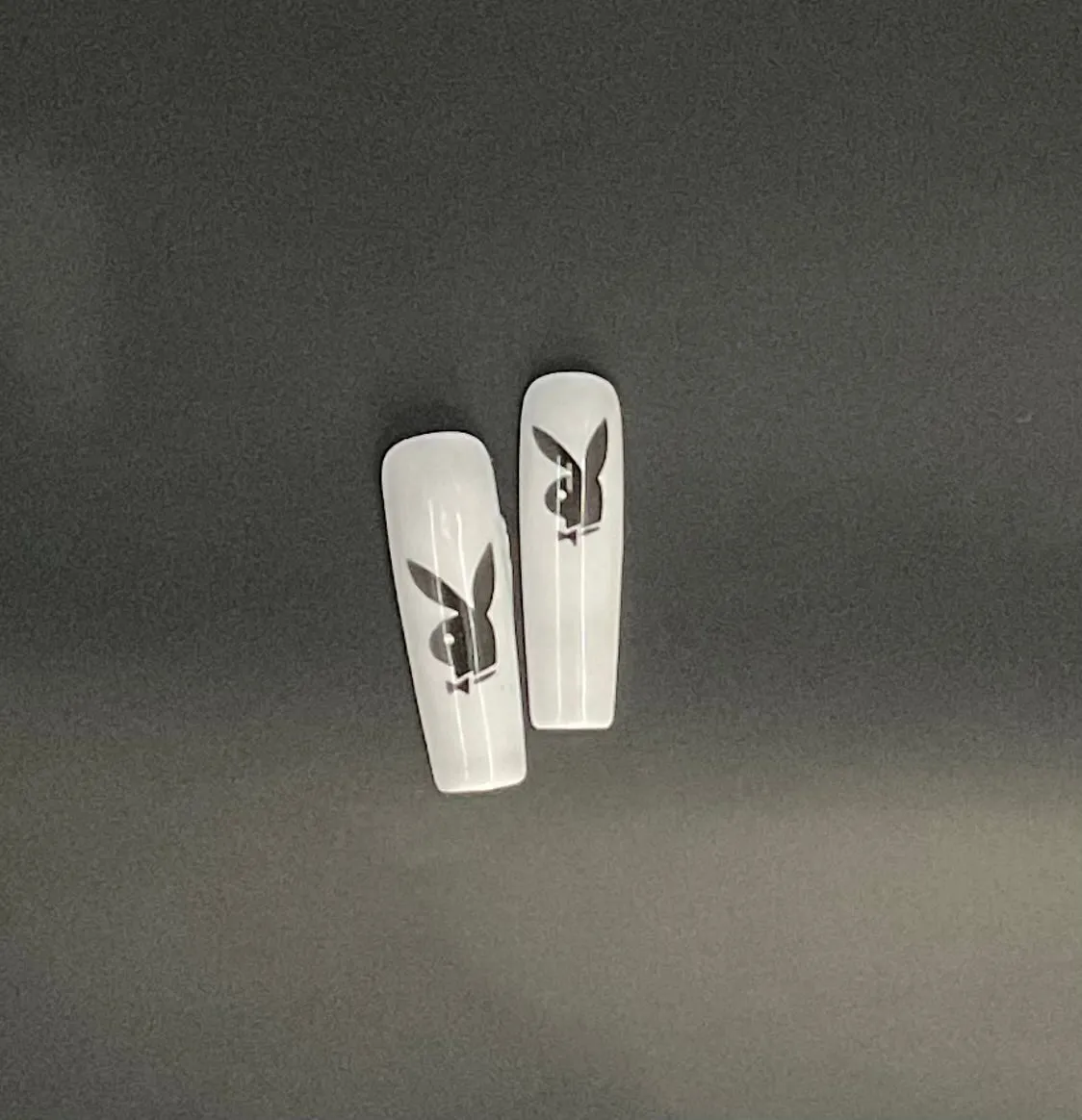 Playboy Bunny - Airbrush Nail Stencil Duo