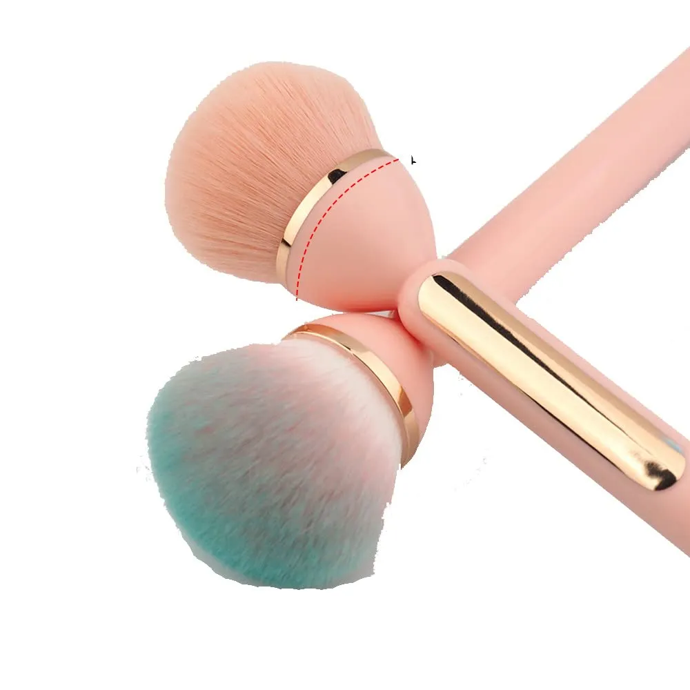 Plush Powder Brush Creative Makeup Brush Durable Foundation Brush Portable Powder Makeup Brush For Loose Powder and Powder Blusher 1PCS (Yellow)