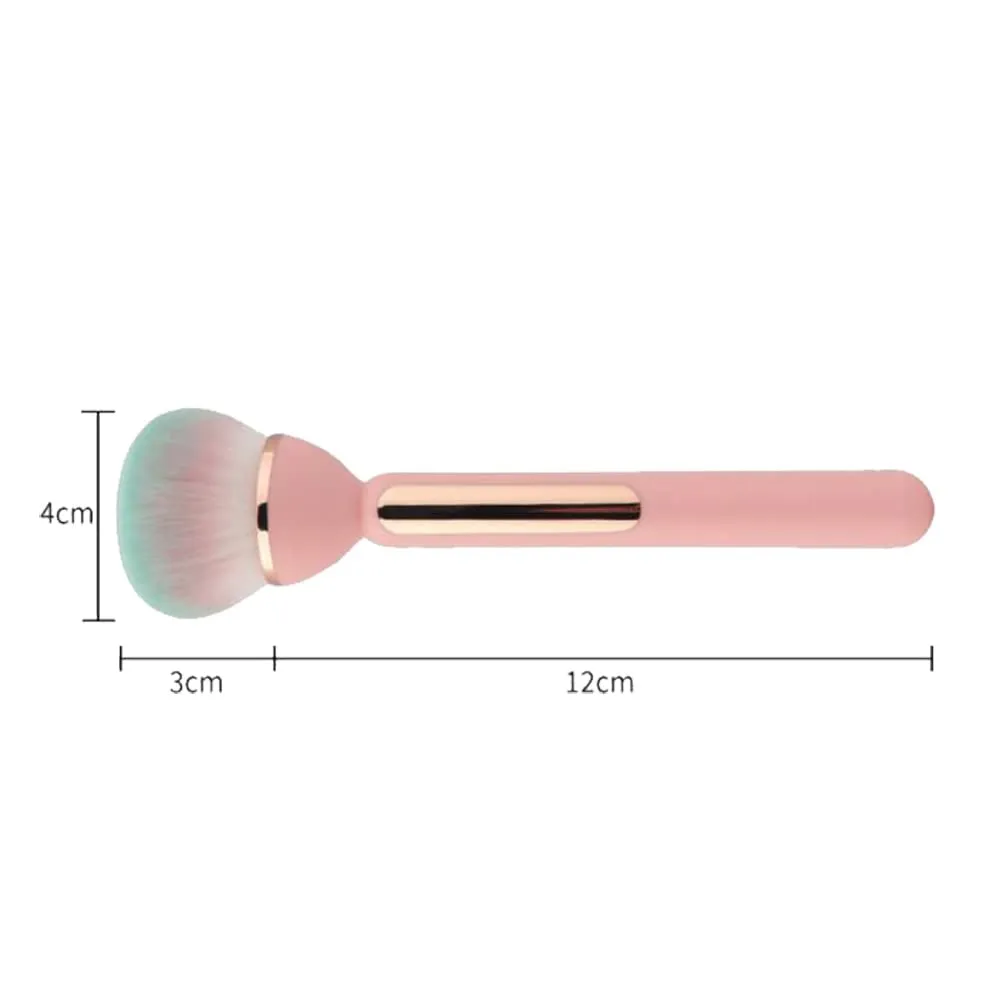 Plush Powder Brush Creative Makeup Brush Durable Foundation Brush Portable Powder Makeup Brush For Loose Powder and Powder Blusher 1PCS (Yellow)