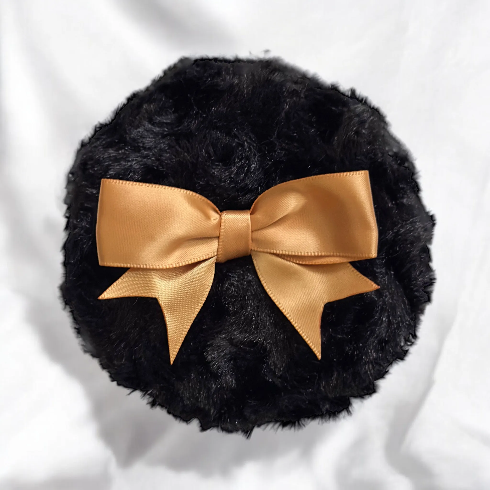 POWDER Puff   Bowl SET - BLACK