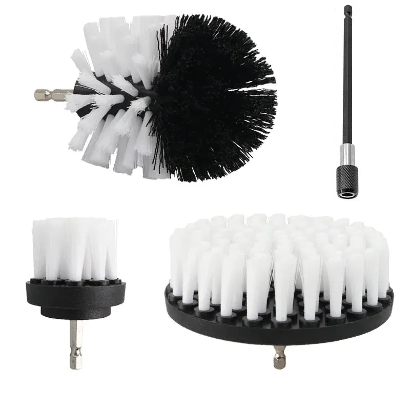 Power Scrubber Brush Attachment Set - Versatile Cleaning Kit