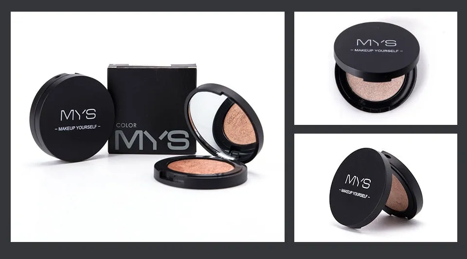professional 6 color bronzer and highlighter palette powder