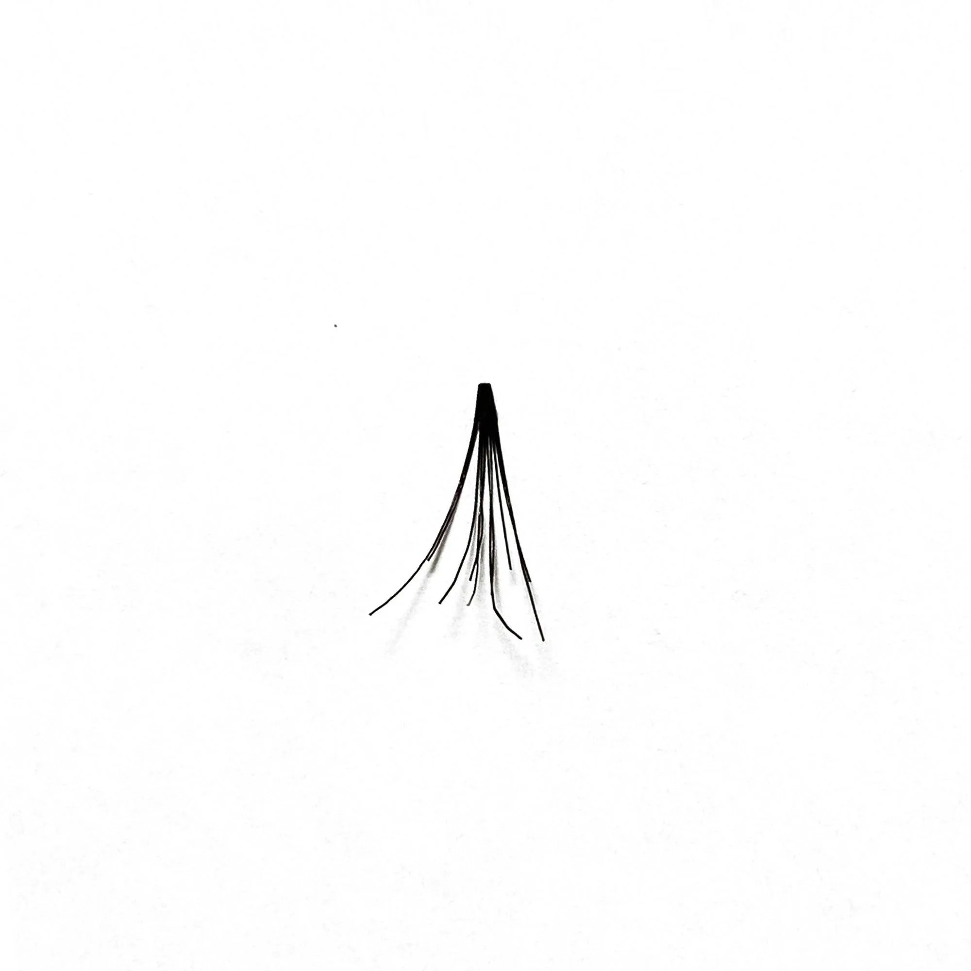 Professional Individual Lashes, 5 Ply Flare Black, Knot Free & Short For Natural Volume (BF1001-Short)