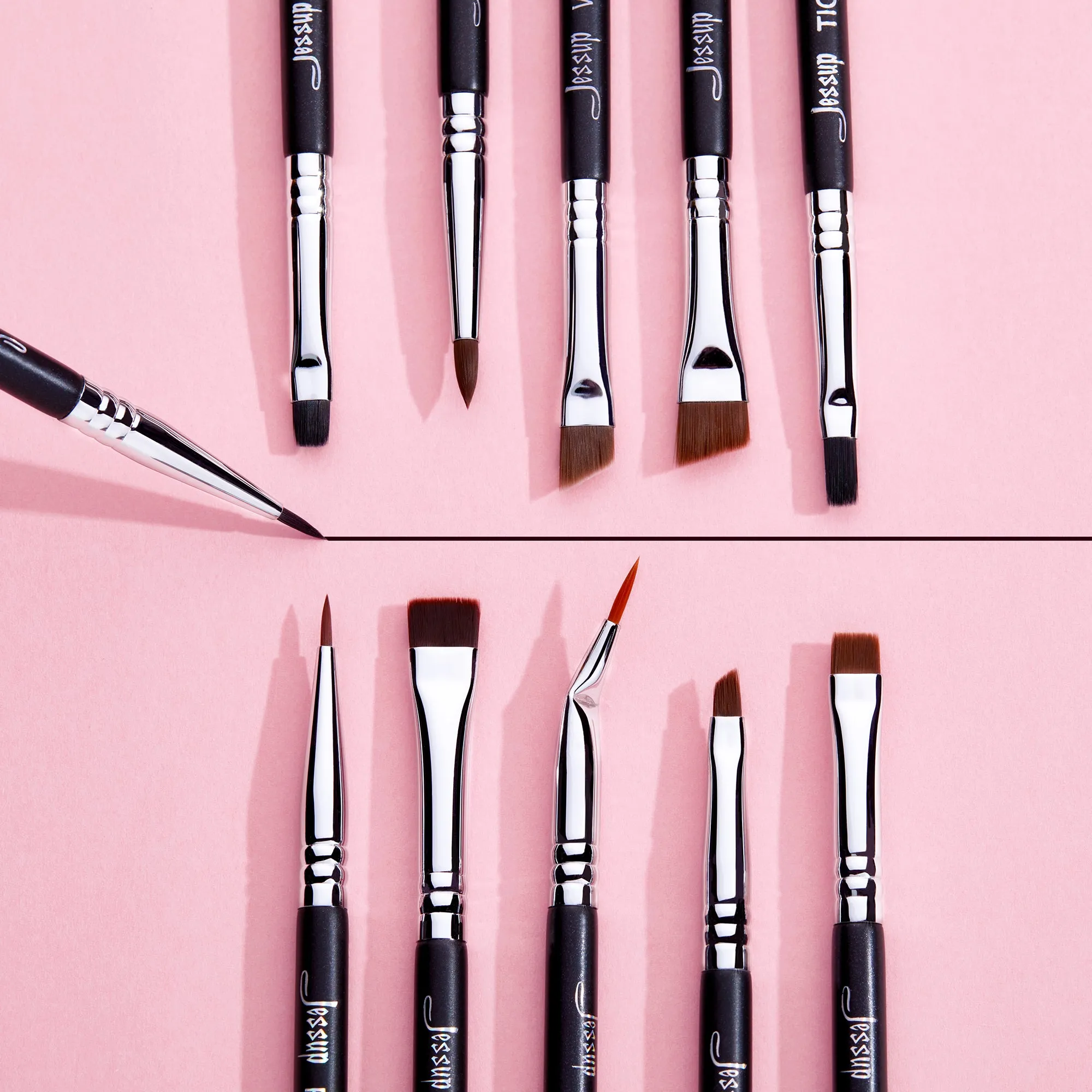 Professional Makeup Eyeliner Brush Set 11pcs T324