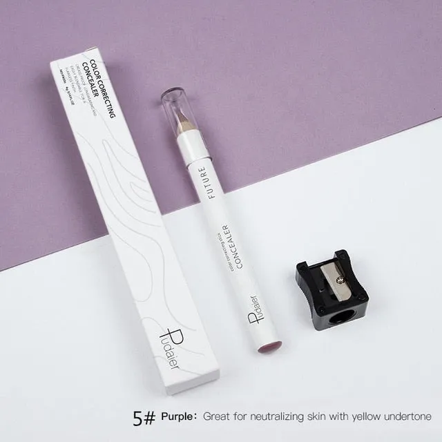 Pudaier 1PC 8 Colors Perfect Concealer Pencil Contouring Makeup Waterproof  Cream Concealer With Sharpener Say Goodbay To Defect