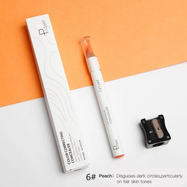 Pudaier 1PC 8 Colors Perfect Concealer Pencil Contouring Makeup Waterproof  Cream Concealer With Sharpener Say Goodbay To Defect