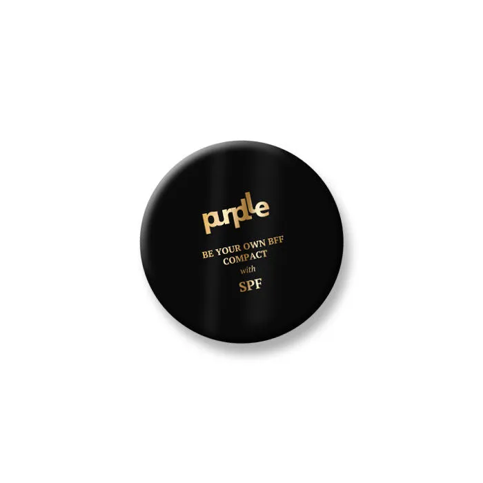Purplle Compact Powder with SPF For Wheatish Skin Be Your Own BFF|Long Lasting| Oil Contro| SPF Protection| Lightweight - Caffeine Self Care 4 (9 g)