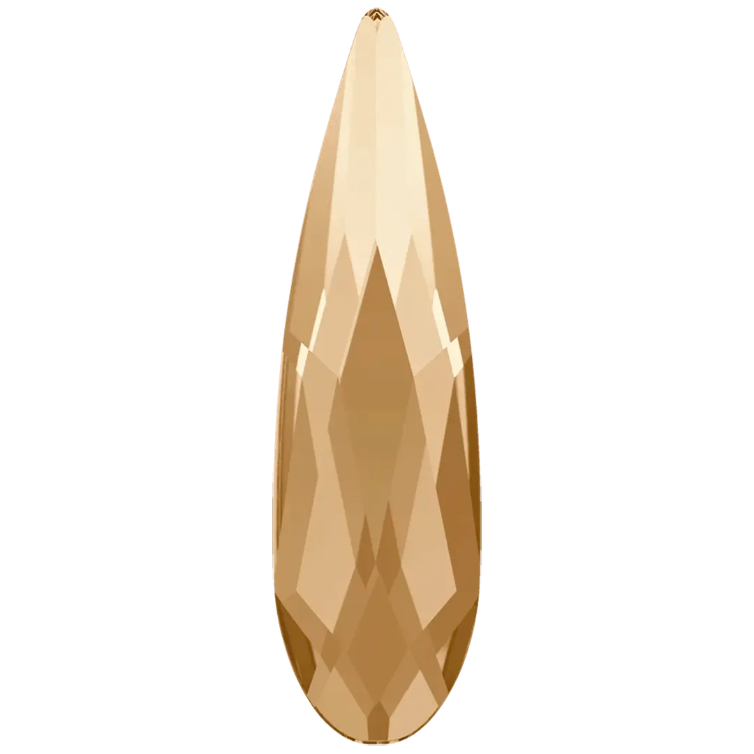 Raindrop | Golden Shadow | Serinity Rhinestones Non Hotfix