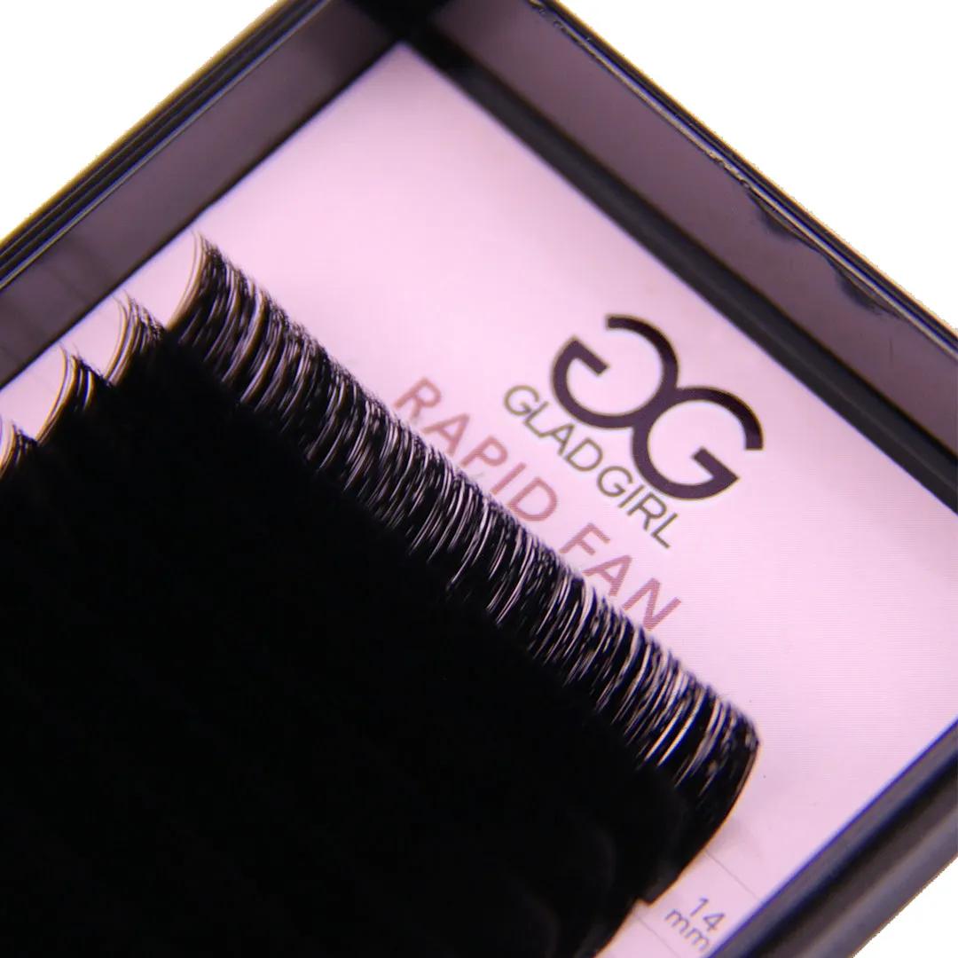 Rapid Fan Mixed Length Lashes - Mega Volume - 16 Row