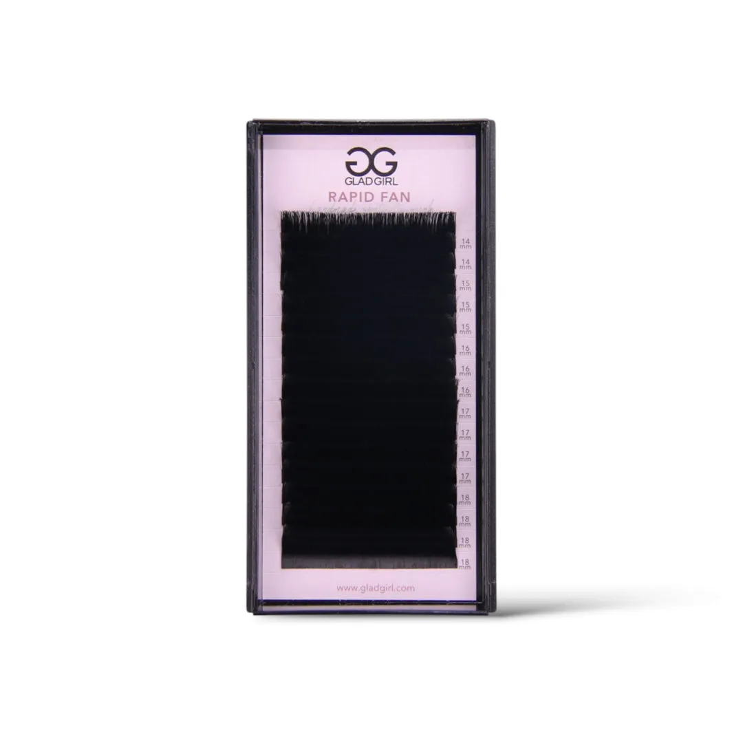 Rapid Fan Mixed Length Lashes - Mega Volume - 16 Row