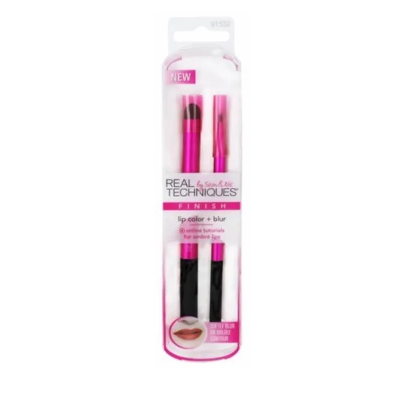 Real Techniques Lip Colour & Blur Brush Set