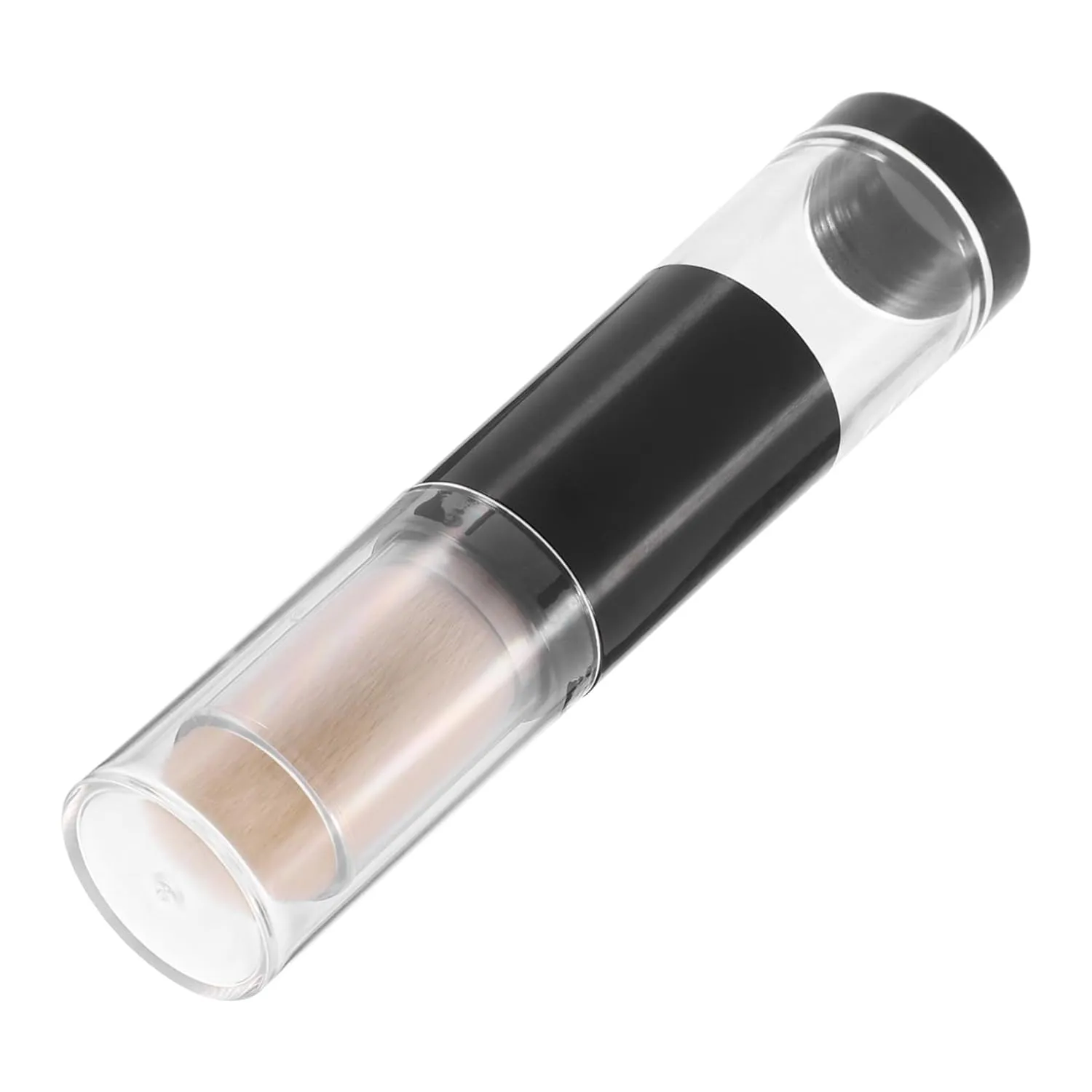 Refillable Powder Brush Foundation Brush Travel Makeup Brush Soft Makeup Supplies for Face Powder Blush Brush Small Brush for Makeup