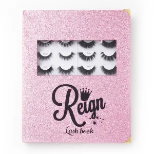 Reign Lashes | 16 Pair False Eyelash Book