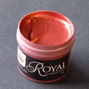 Renaissance Red Stencil Creme