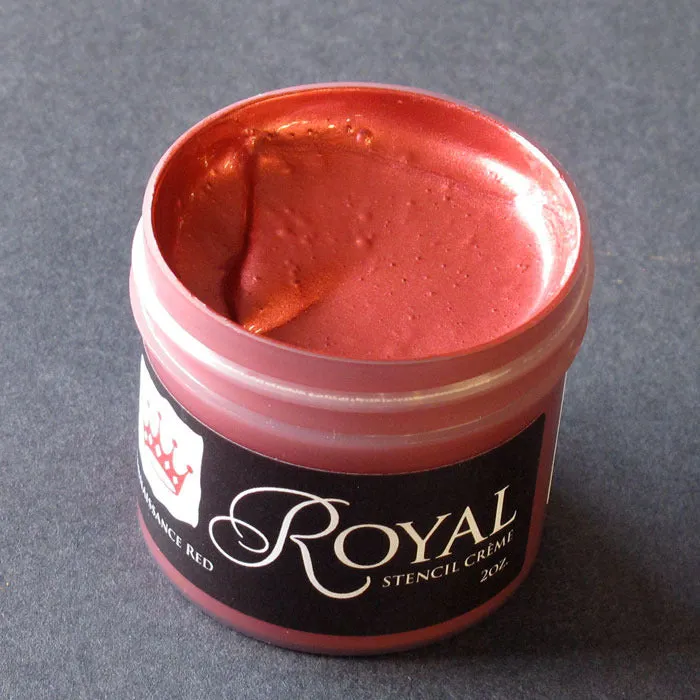 Renaissance Red Stencil Creme