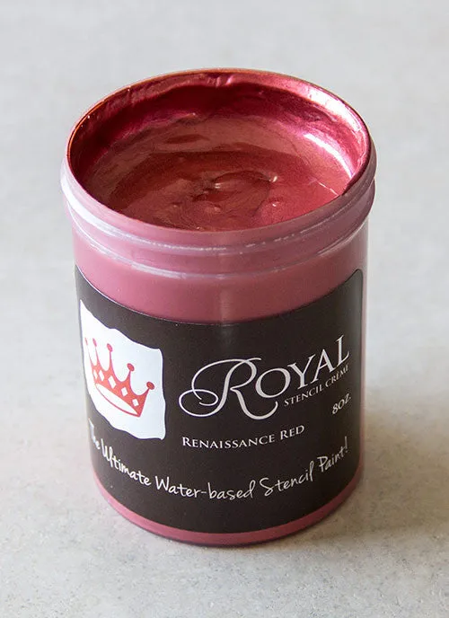 Renaissance Red Stencil Creme