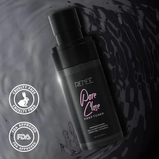 RENEE Pore Close Prep Toner-Helps minimize pores & fine lines Reduces redness & soothes, 60 ml