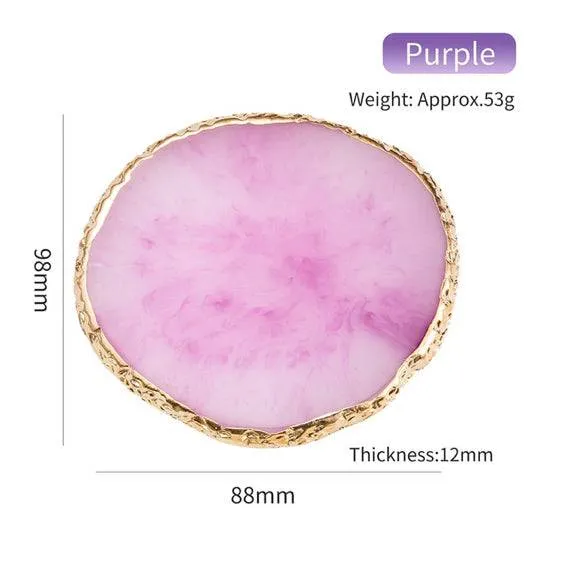 Resin Nail Palette Mixing Nail Polish Cream Display
