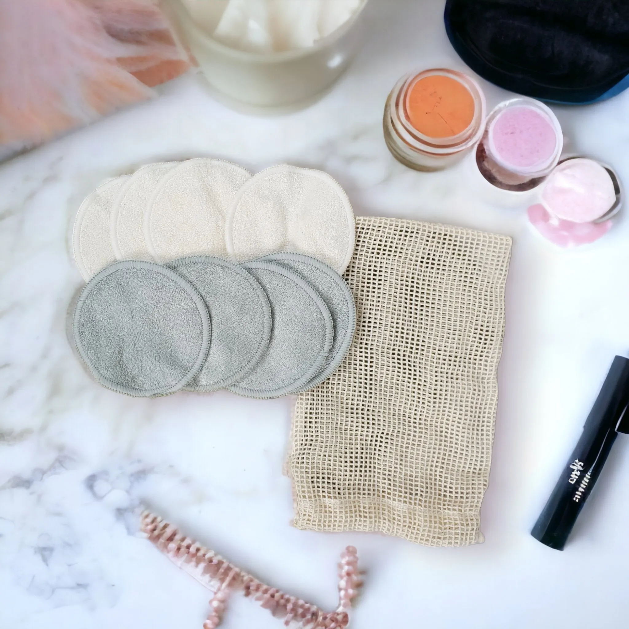 Reusable Bamboo Fibre Makeup Remover Pads