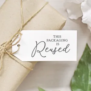 Reused Packaging Rubber Stamp
