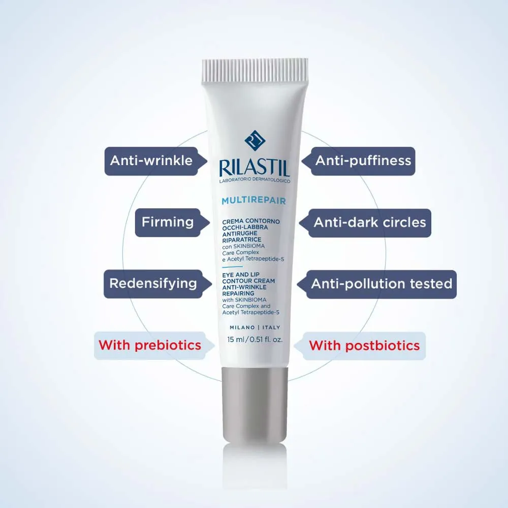 Rilastil Multirepair Eye and Lip Contour Cream | 15 ml