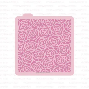 Roses cookie stencil