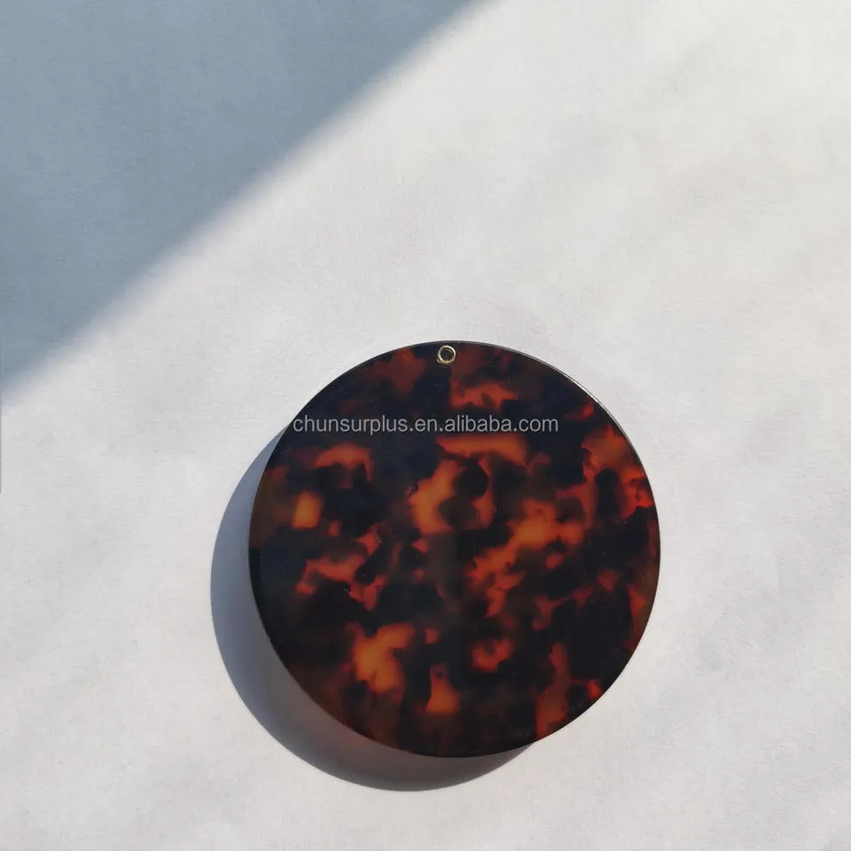 Round Acetate Mirrors 7.5mm
