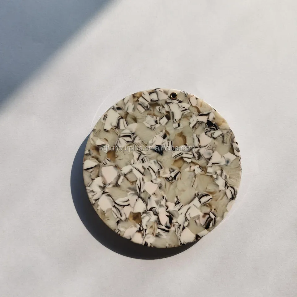 Round Acetate Mirrors 7.5mm