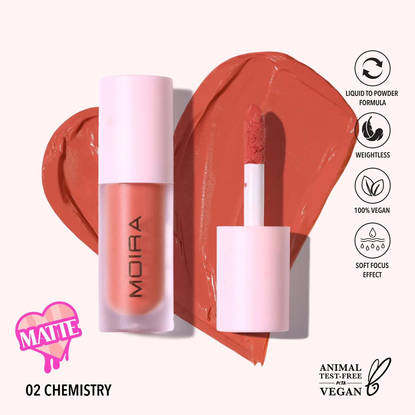 Rubor Liquido: Love Steady Liquid Blush - Moira
