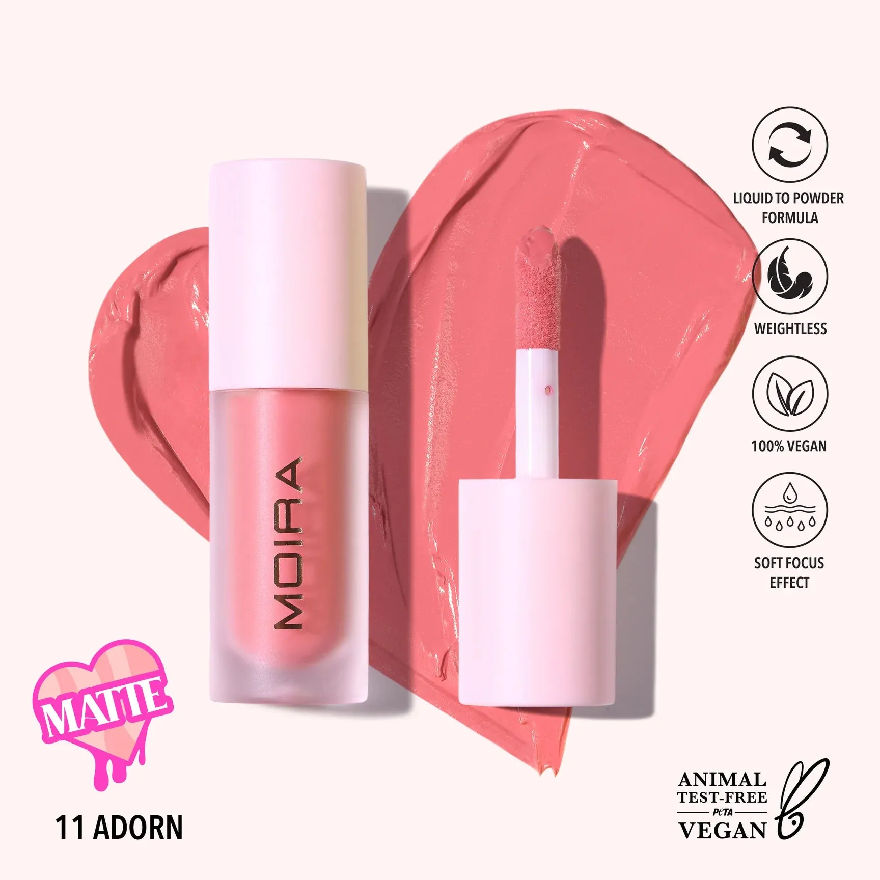 Rubor Liquido: Love Steady Liquid Blush - Moira