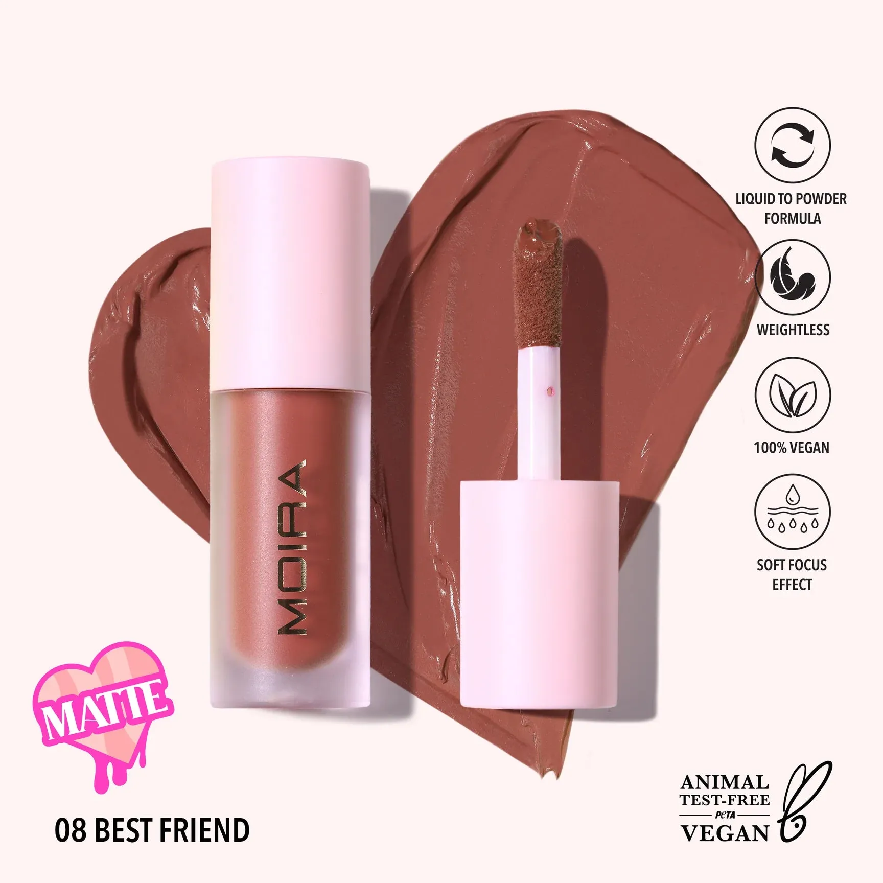 Rubor Liquido: Love Steady Liquid Blush - Moira