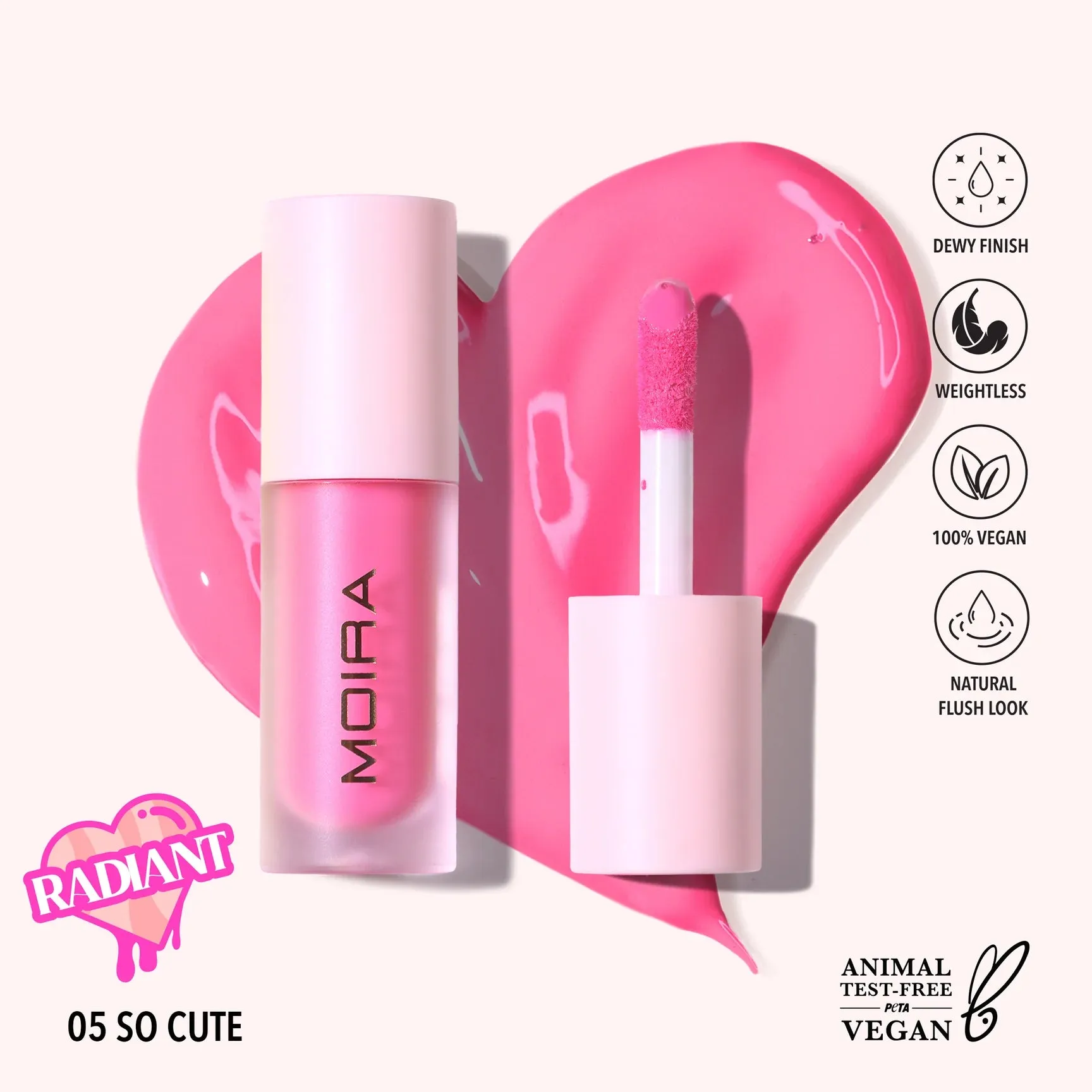 Rubor Liquido: Love Steady Liquid Blush - Moira