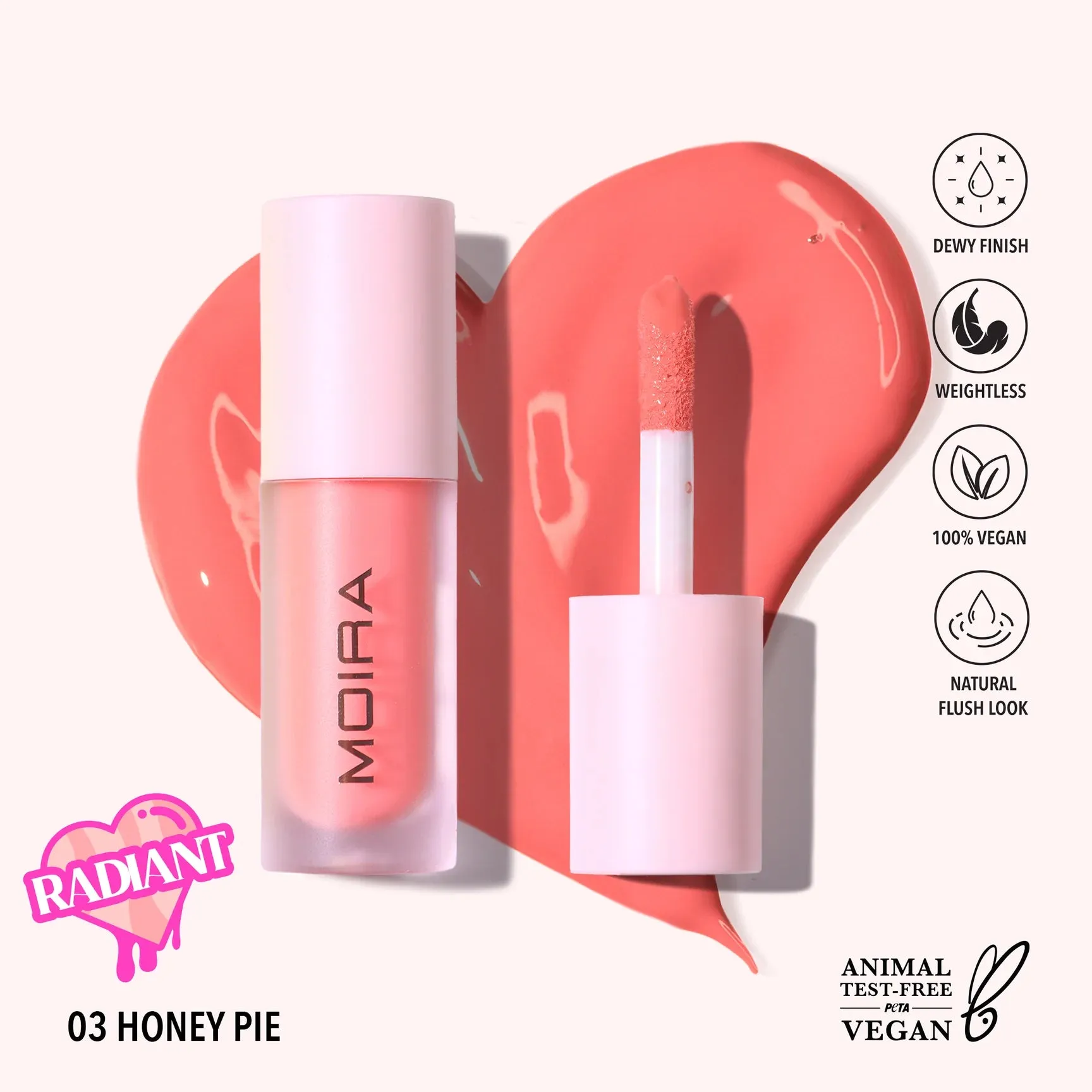 Rubor Liquido: Love Steady Liquid Blush - Moira