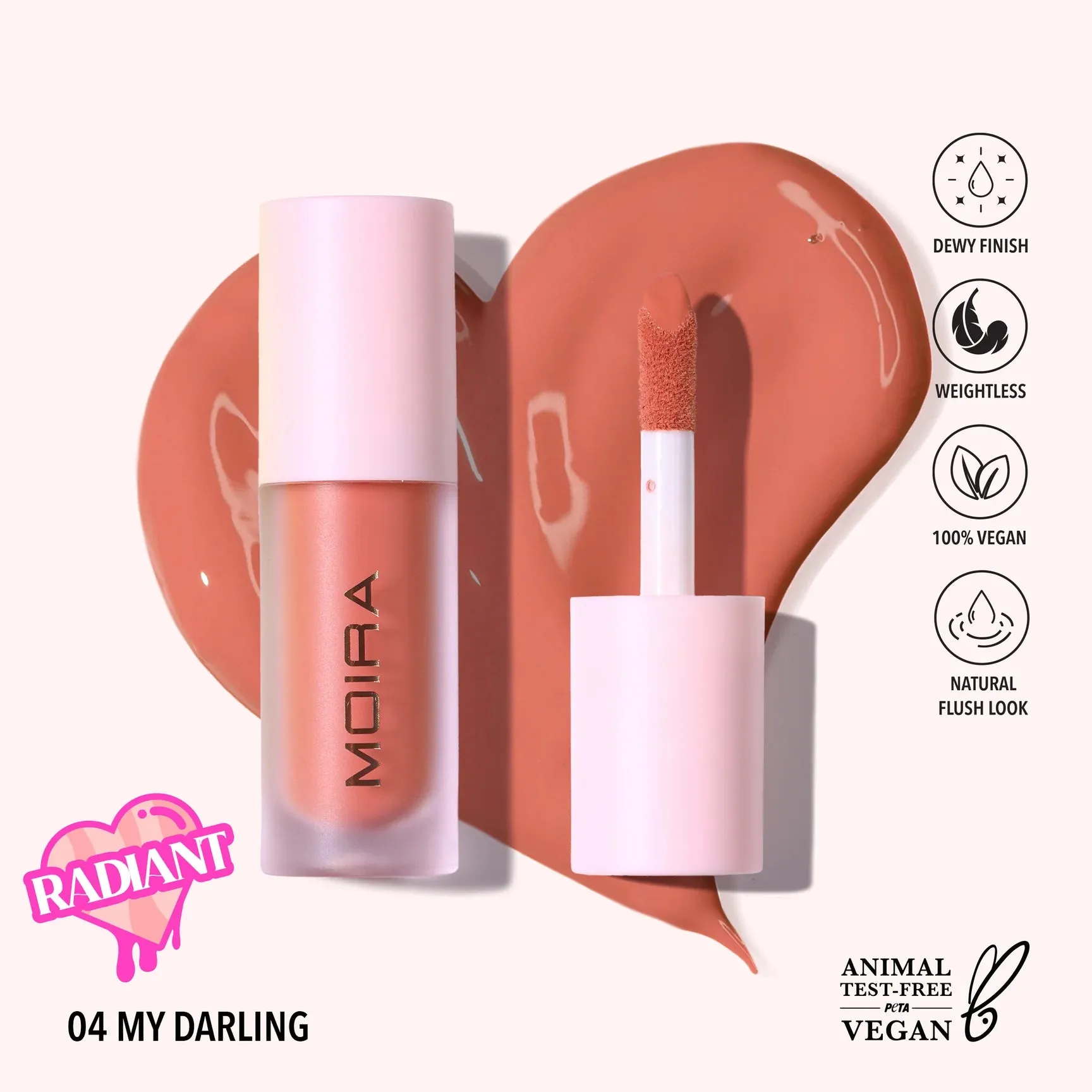 Rubor Liquido: Love Steady Liquid Blush - Moira